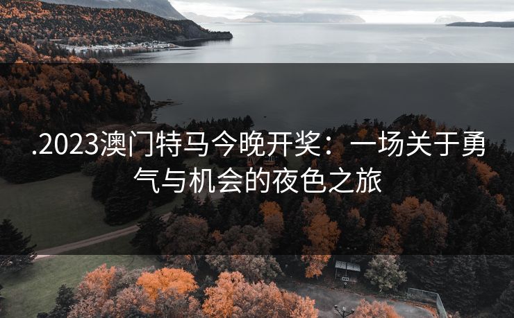 .2023澳门特马今晚开奖：一场关于勇气与机会的夜色之旅