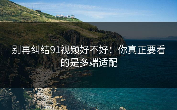 别再纠结91视频好不好:你真正要看的是多端适配